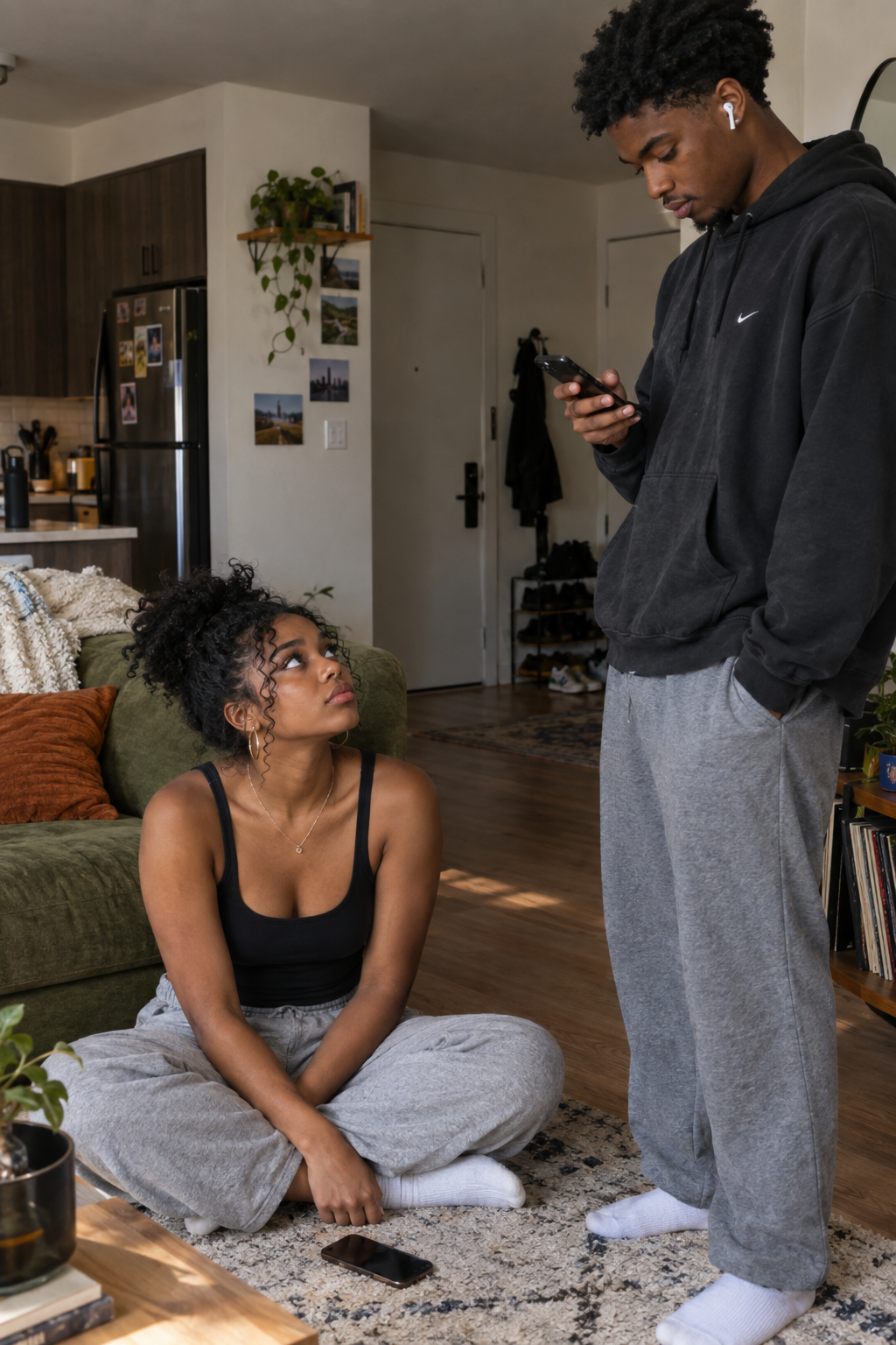 Gen Z Black couple