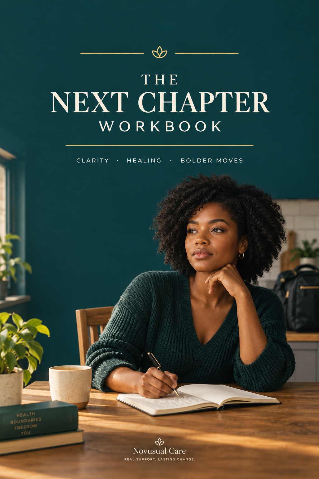 Workbook cover — How to Leave Without Losing Everything by Novusual Care