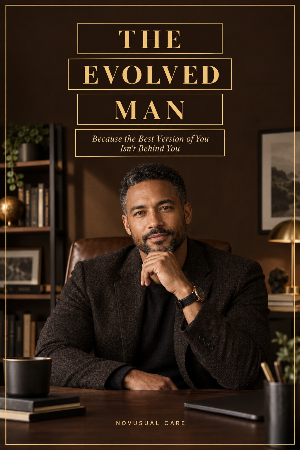 The Evolved Man — workbook cover with 4-block title treatment