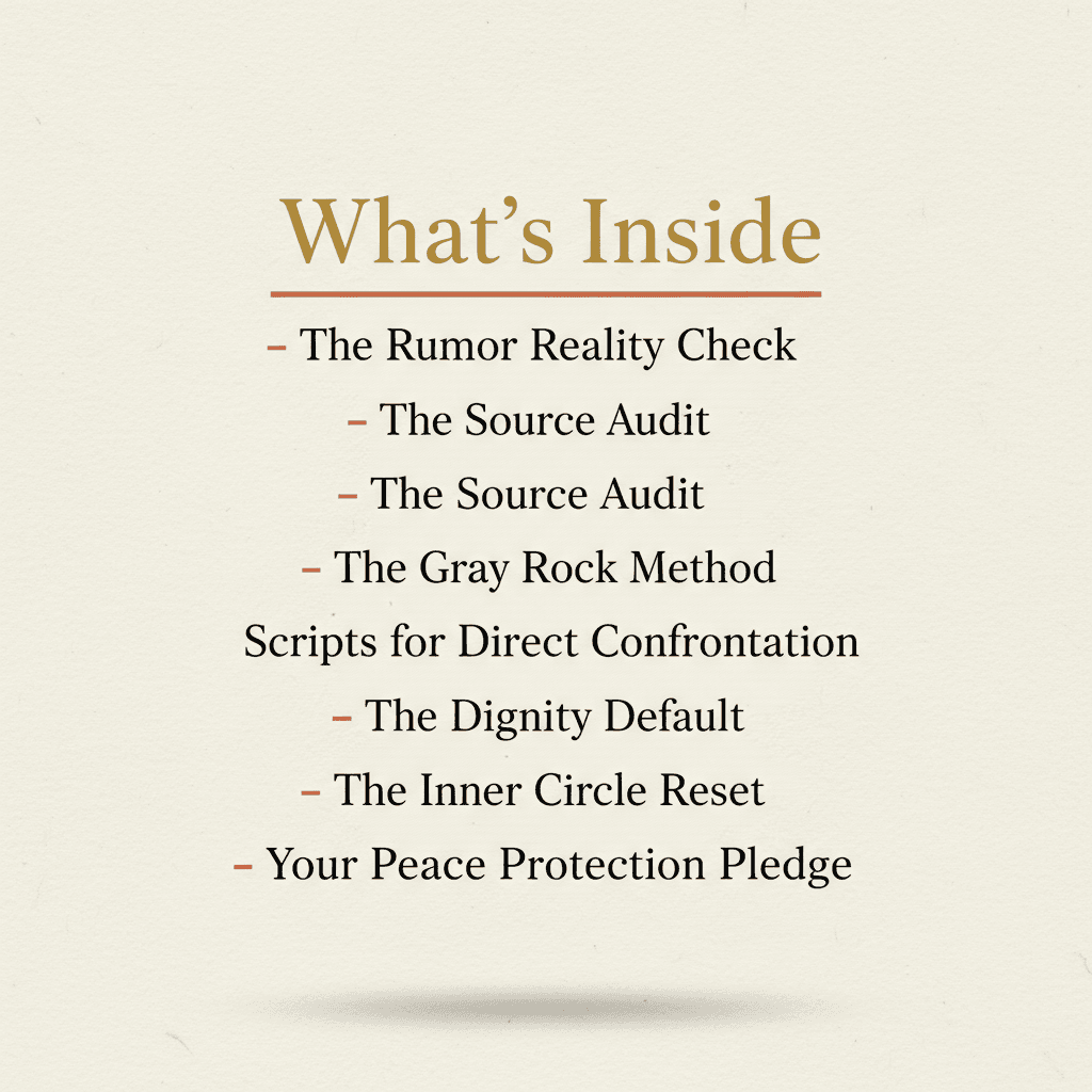 Let Them Talk — What's Inside