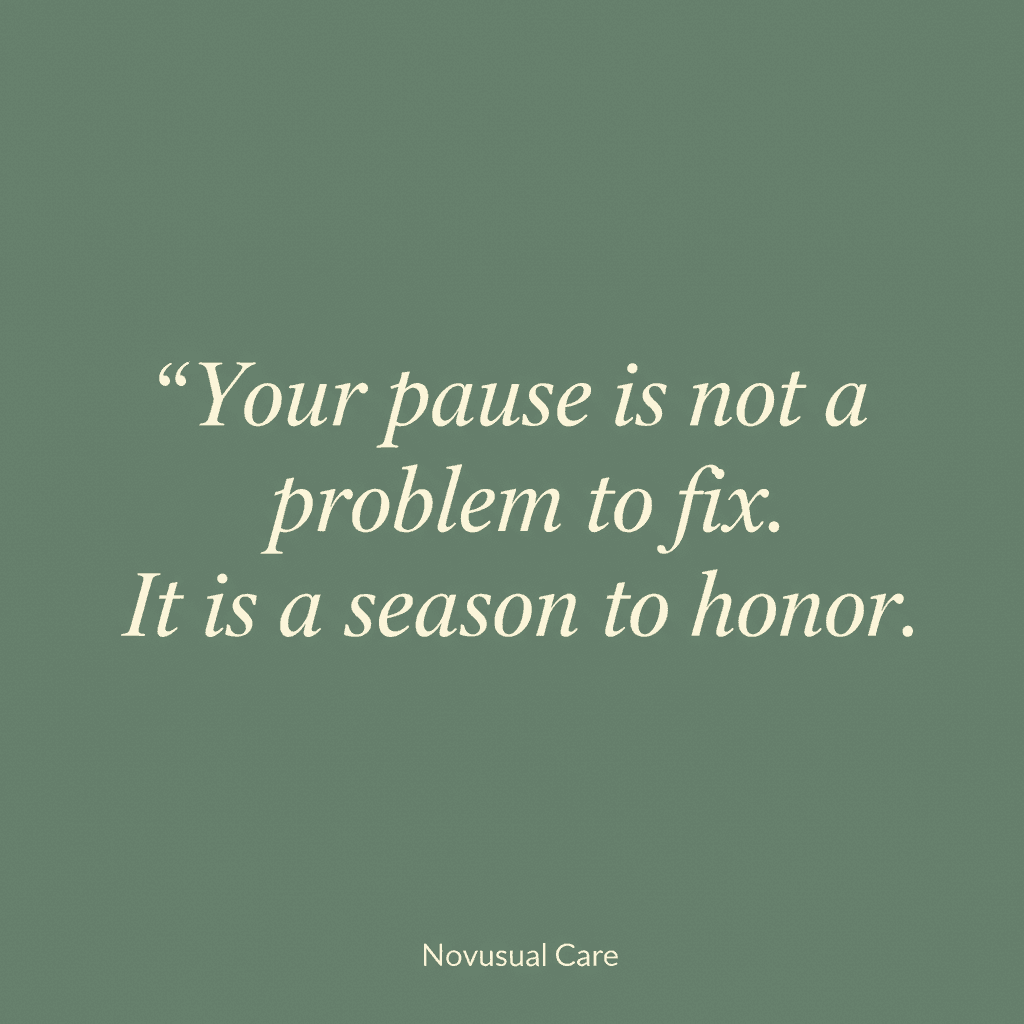 The Chosen Pause — Opening Quote