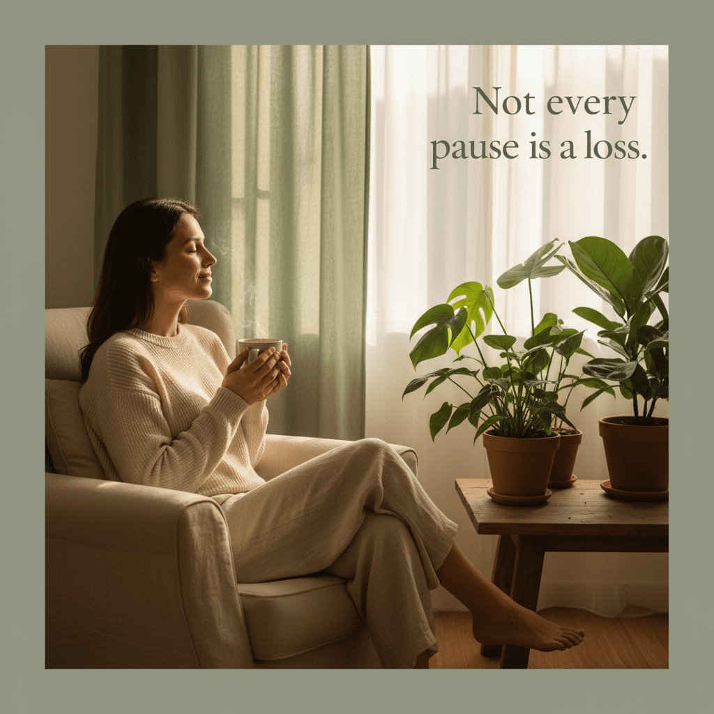 The Chosen Pause — Lifestyle Mood Shot