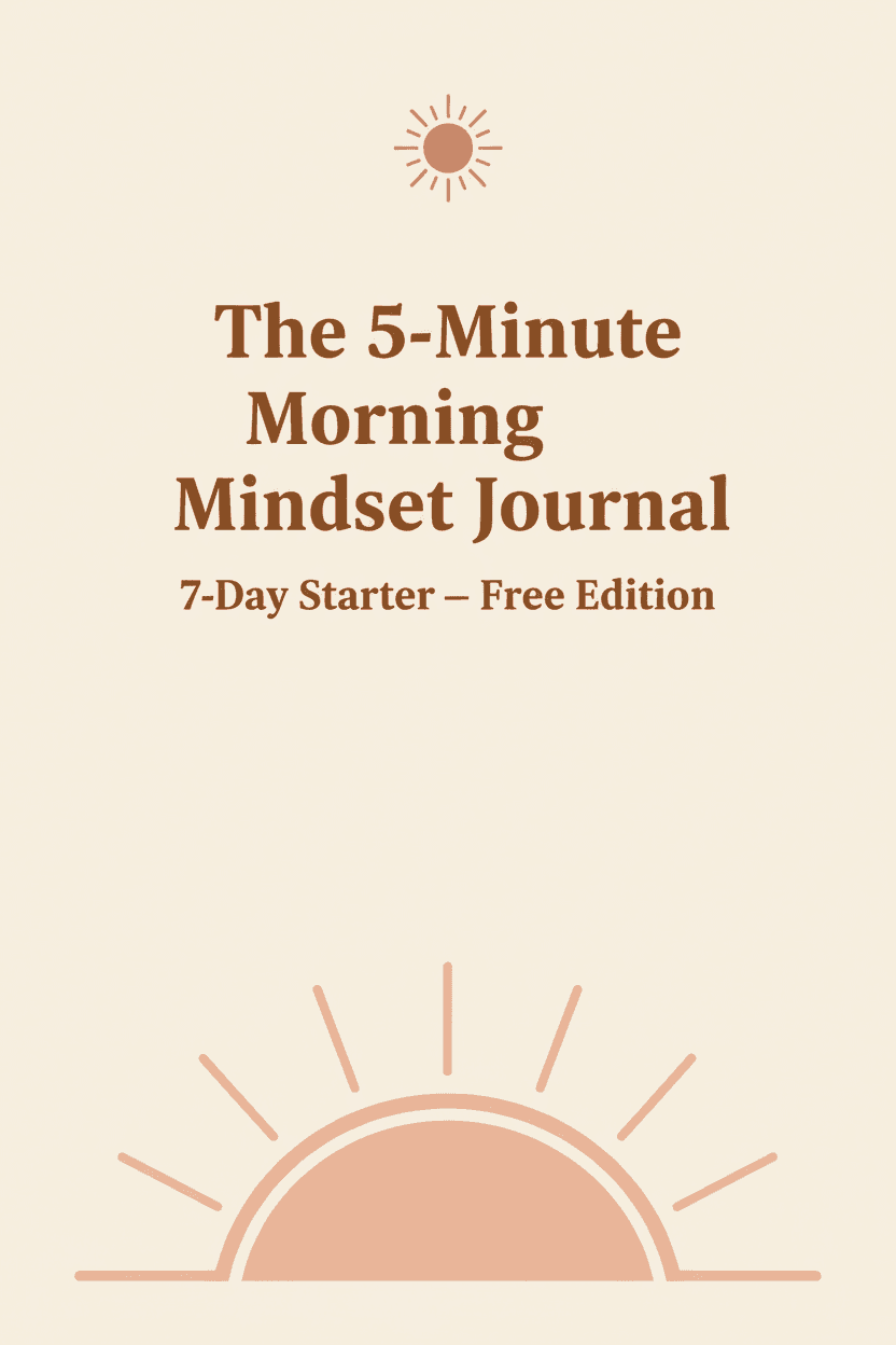 The 5-Minute Morning Mindset Journal (7-Day Starter)