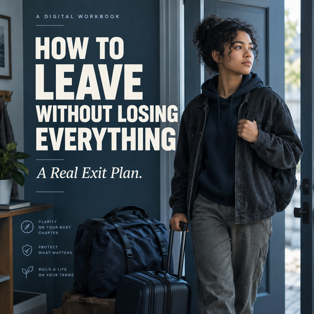 How to Leave Without Losing Everything digital workbook cover