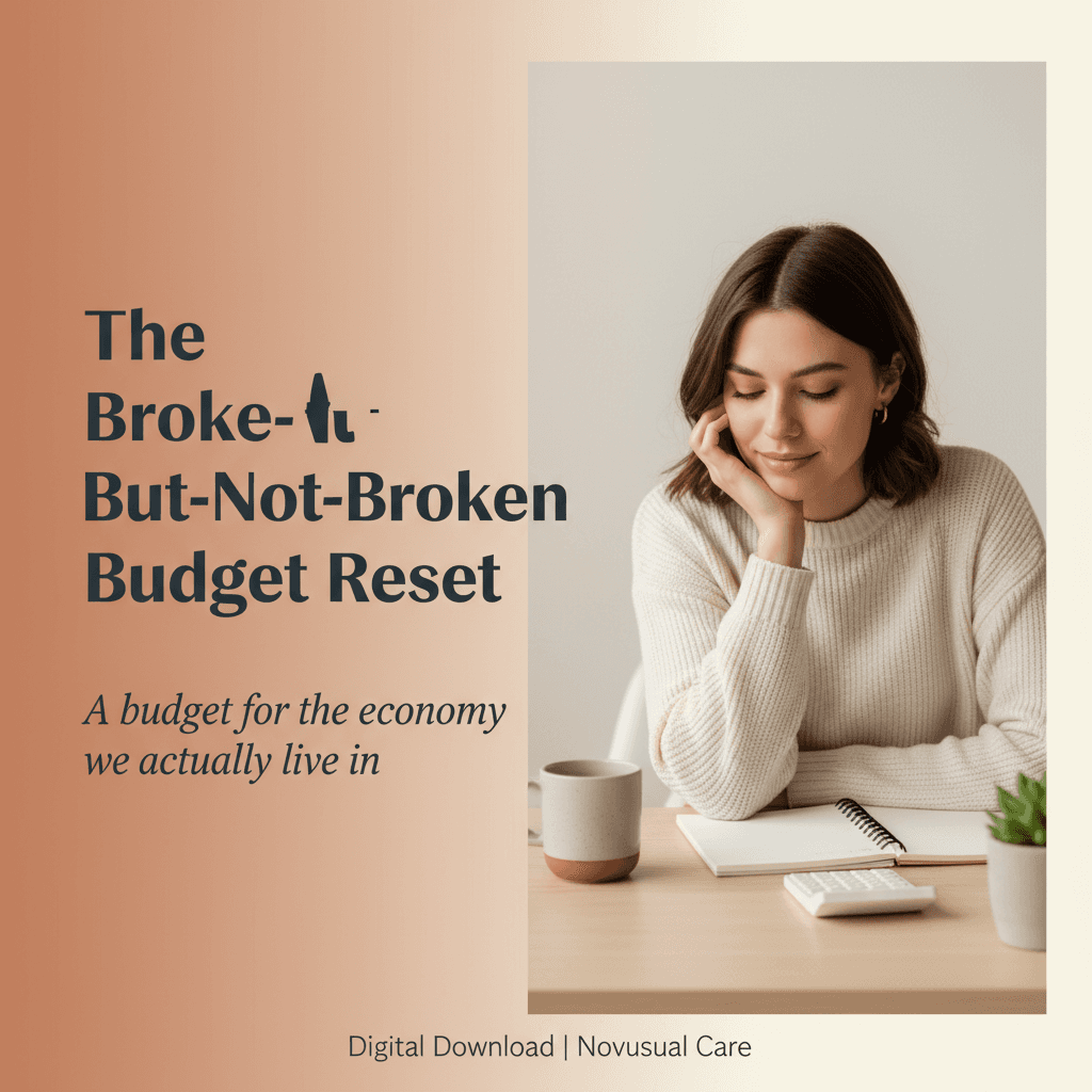 The Broke-But-Not-Broken Budget Reset cover