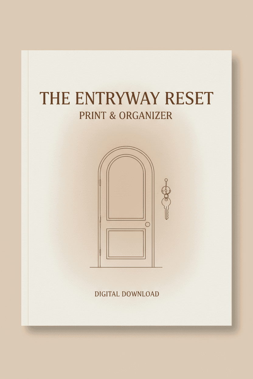 The Entryway Reset Print & Organizer cover art