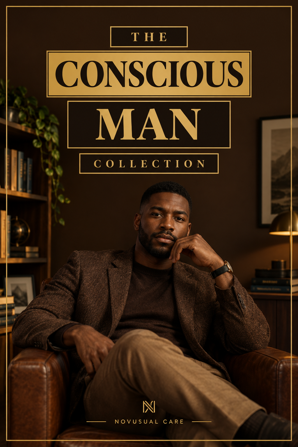 The Conscious Man Collection — cover image with 4-block title treatment