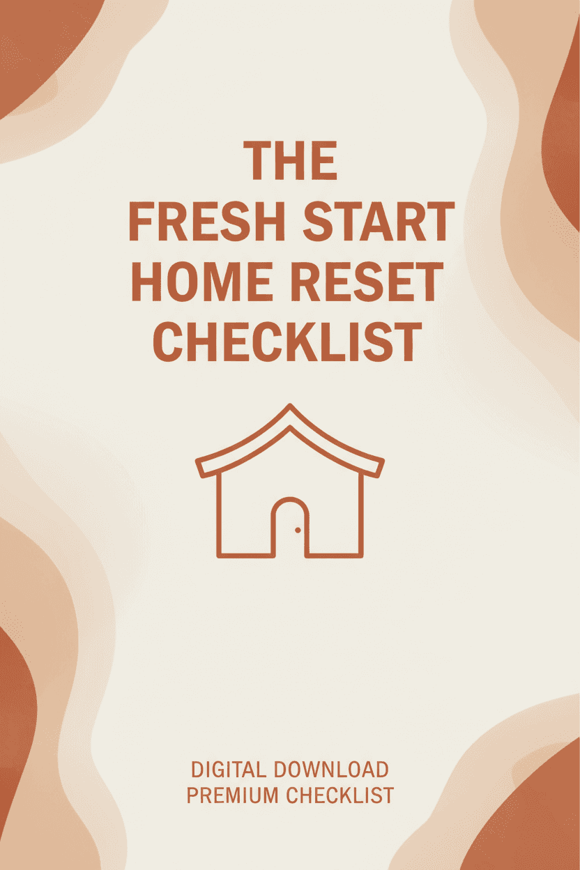 The Fresh Start Home Reset Checklist cover art