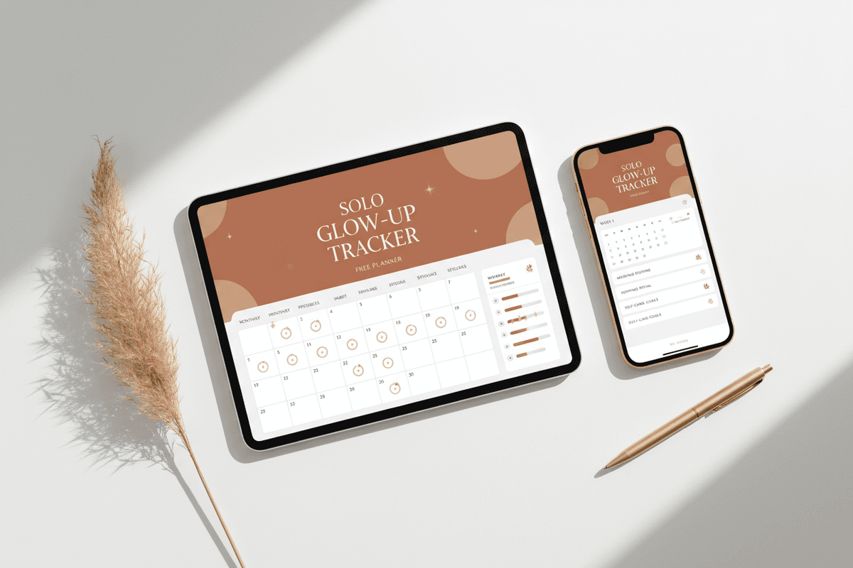 The Solo Glow-Up Tracker: 30 Days of Small Wins